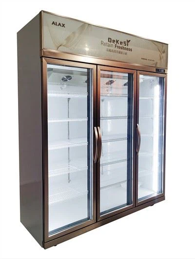 ตู้แช่ประตูกระจกซุปเปอร์มาร์เก็ต